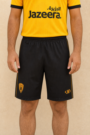 Mens Qadsia Short - BLACK - on model