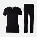 طقم بيجامة ليكرا نسائى قطعتين