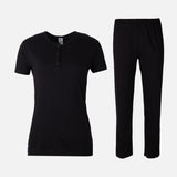 طقم بيجامة ليكرا نسائى قطعتين