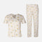 Ladies pajama 2 Pieces Set T-Shirt & Pant