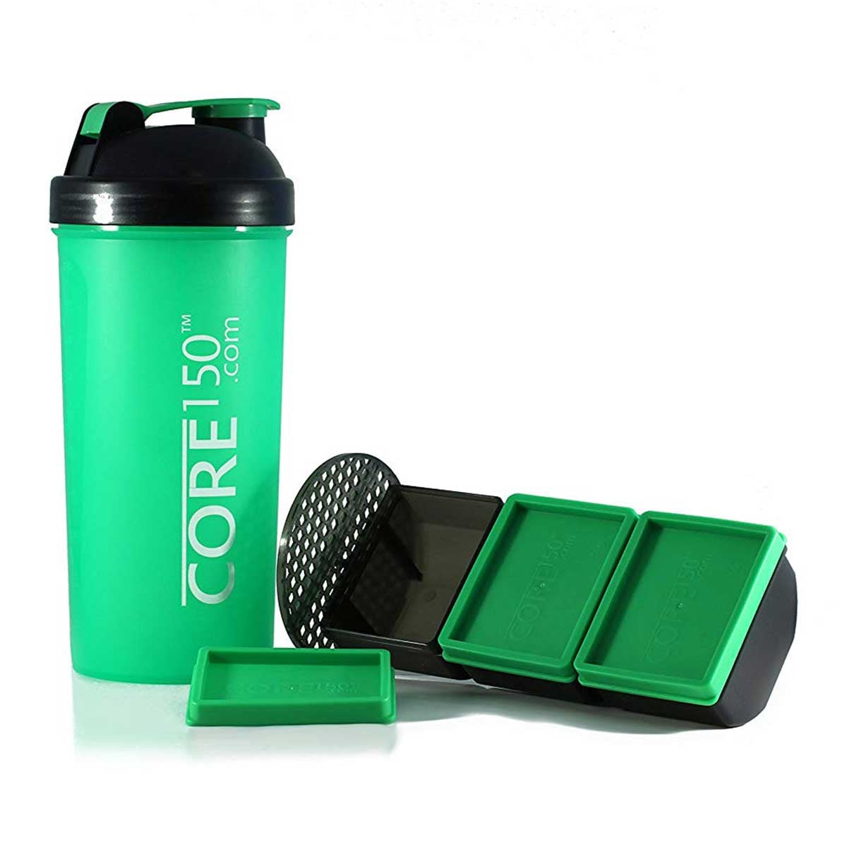 CORE 150 PROTEIN SHAKER BOTTLE WITH BLACK TOP