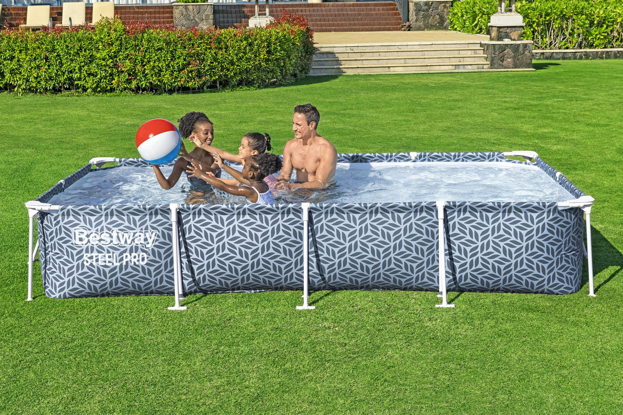 Rectangular Pool Steel Frame – Outdoor Family Swimming Pool