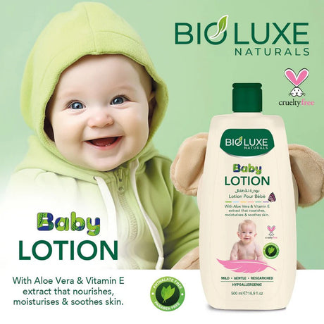 ALOE VERA & VITAMIN E BABY LOTION 500ML