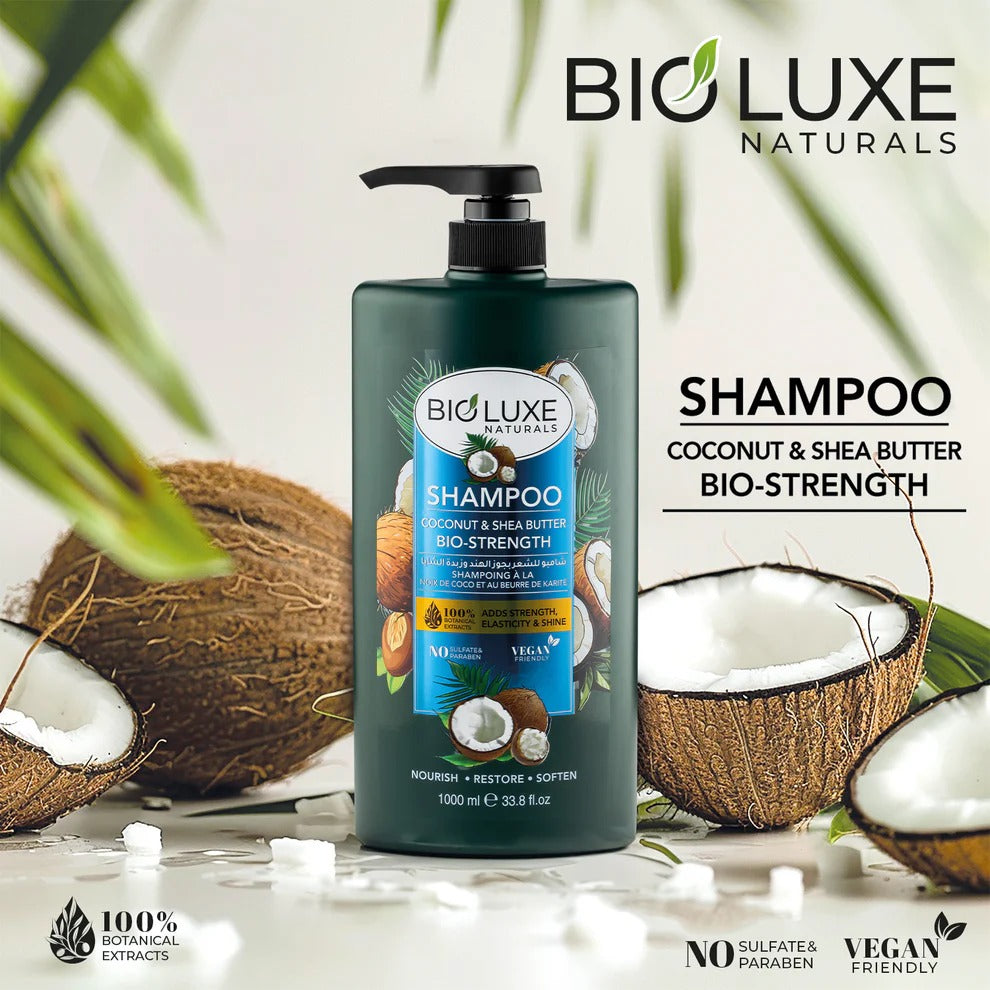 COCONUT & SHEA BUTTER BIO- STRENGHT SHAMPOO 10