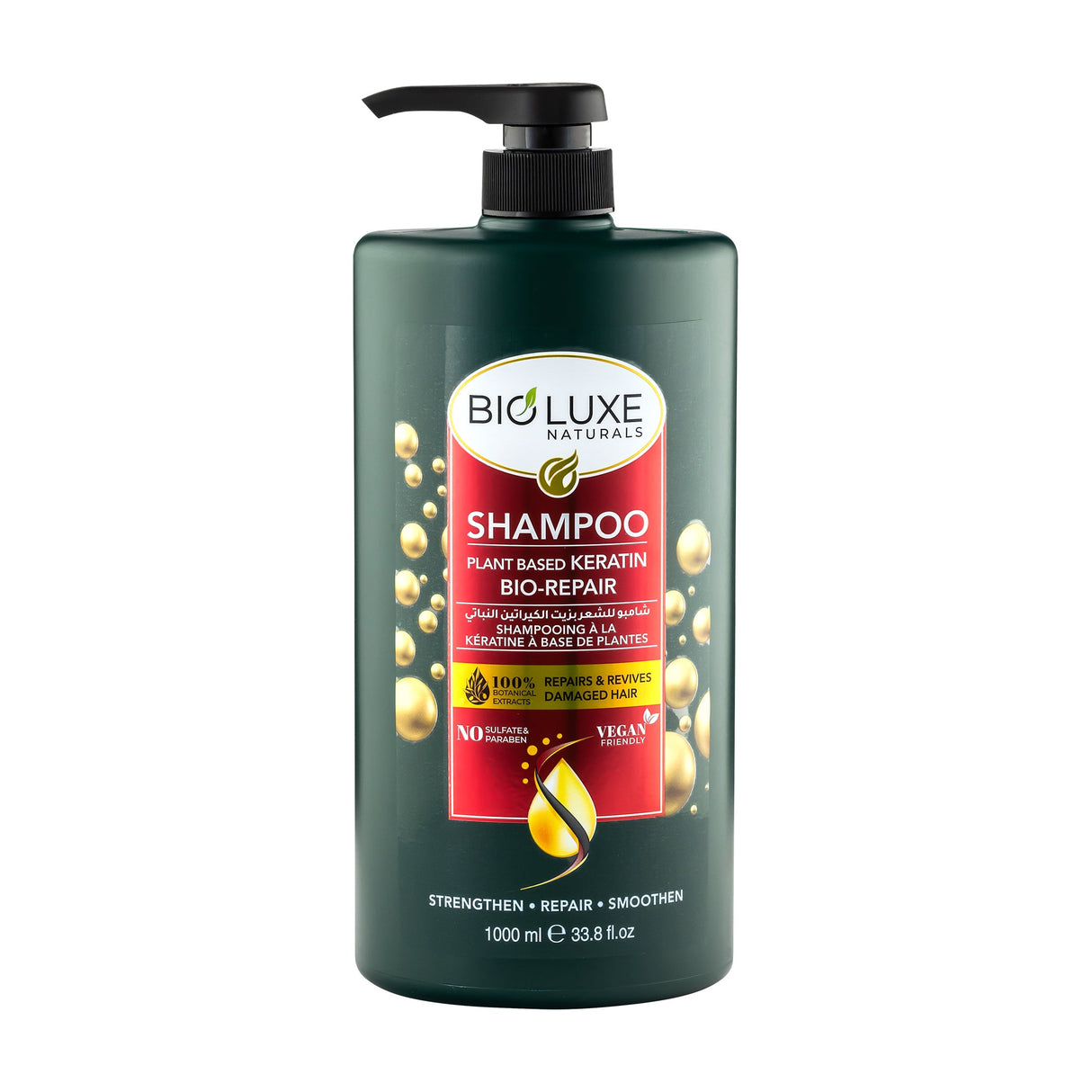 PLANT BASED KERATIN BIO- REPAIR SHAMPOO 1000ML