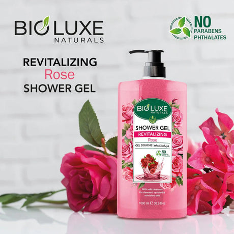 SHOWER GEL RREVITALIZING ROSE  – 1000ML
