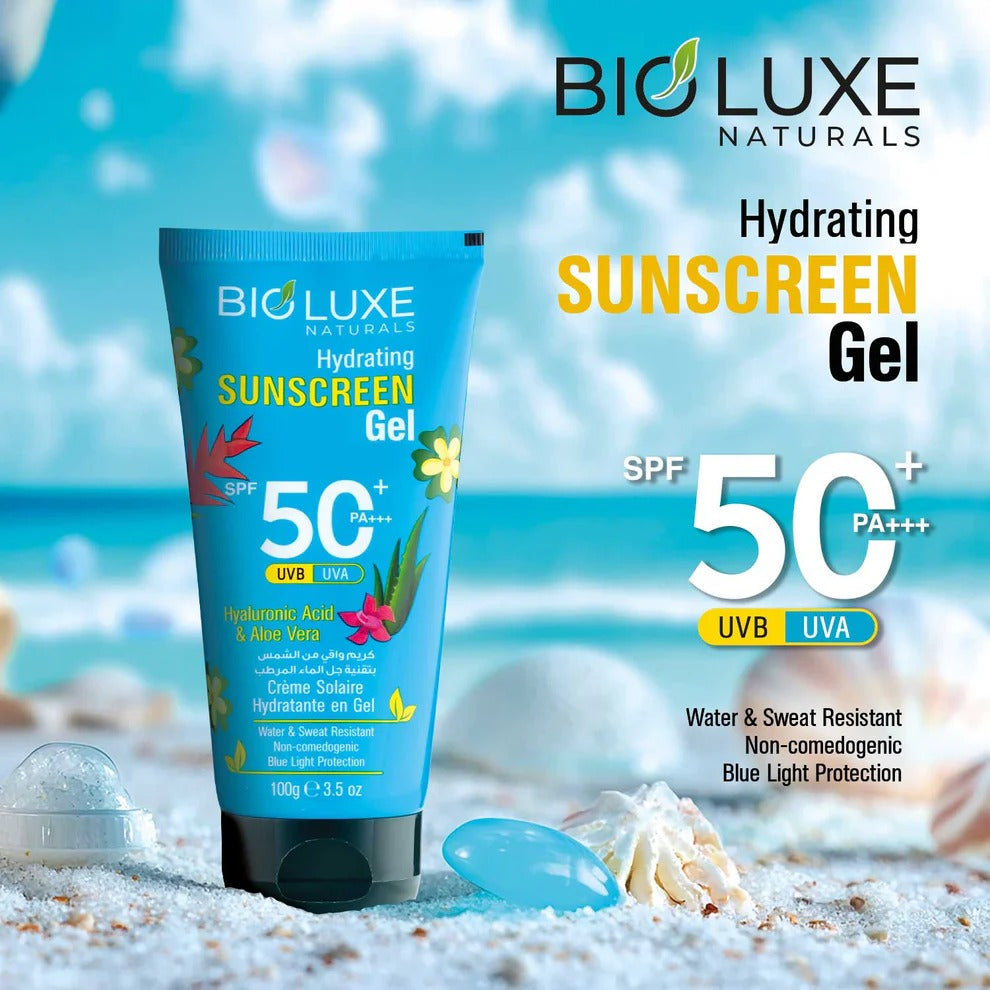 SUN SCREEN HYDRATING GEL SPF 50 + 100G