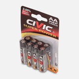 Battery R6P Aa 8 Pieces/Card