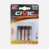  بطاريات AAA موديل R03 عبوة 4 حبة