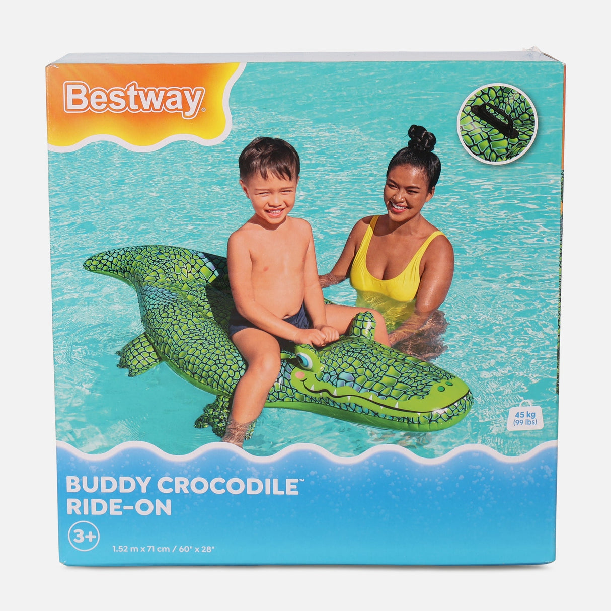 Buddy Croc Ride-Fun Pool Float For Kids