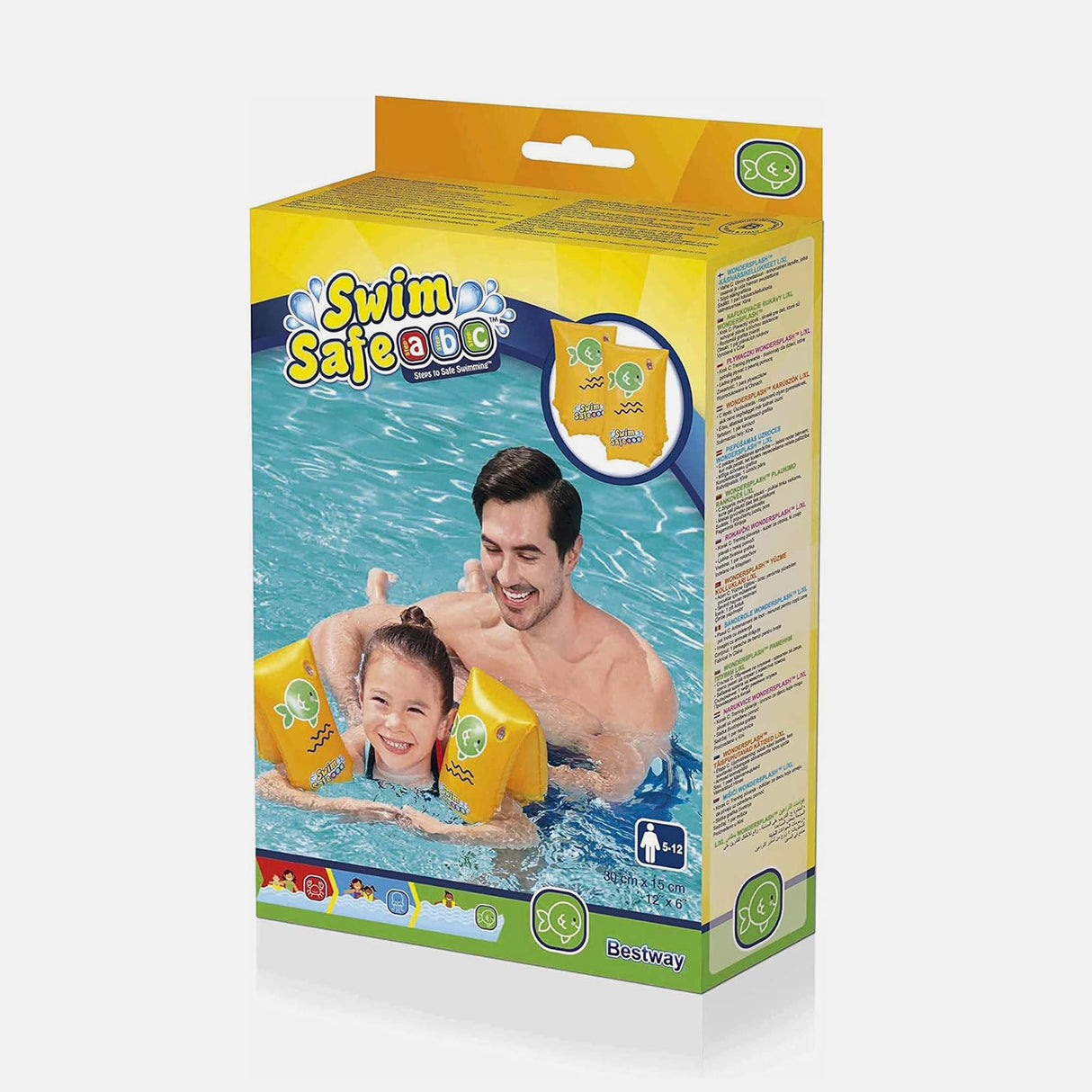 SWIM SAFE ARMBANDS STEP (30CMX15CM) (5-12Y)