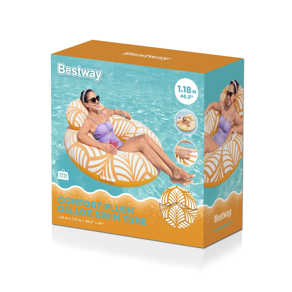 Comfort Plush Swim Ring Pool Float