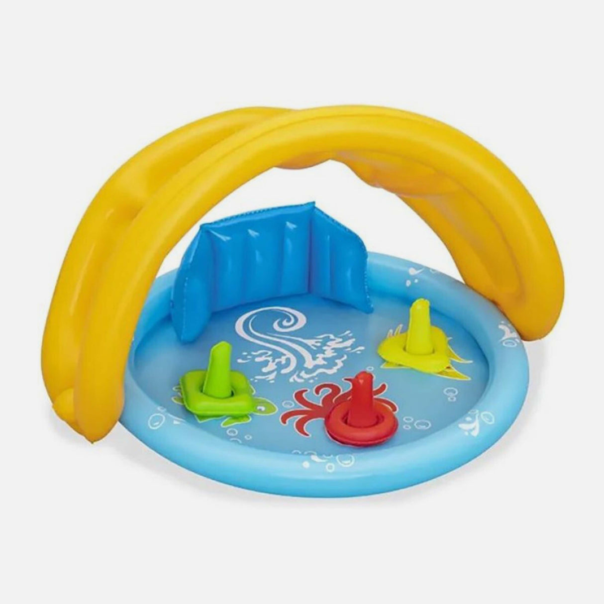 LIL' SEASHAPES SHADED BABY POOL (1.15X89CM)