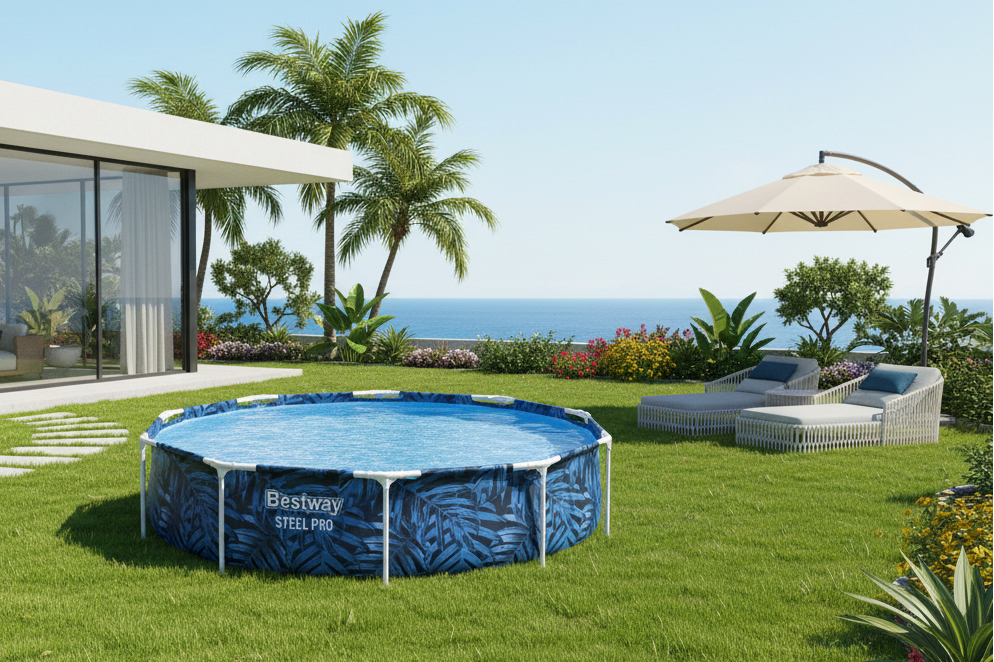 Round Pool Steel Pro - Above Ground Metal Frame Pool