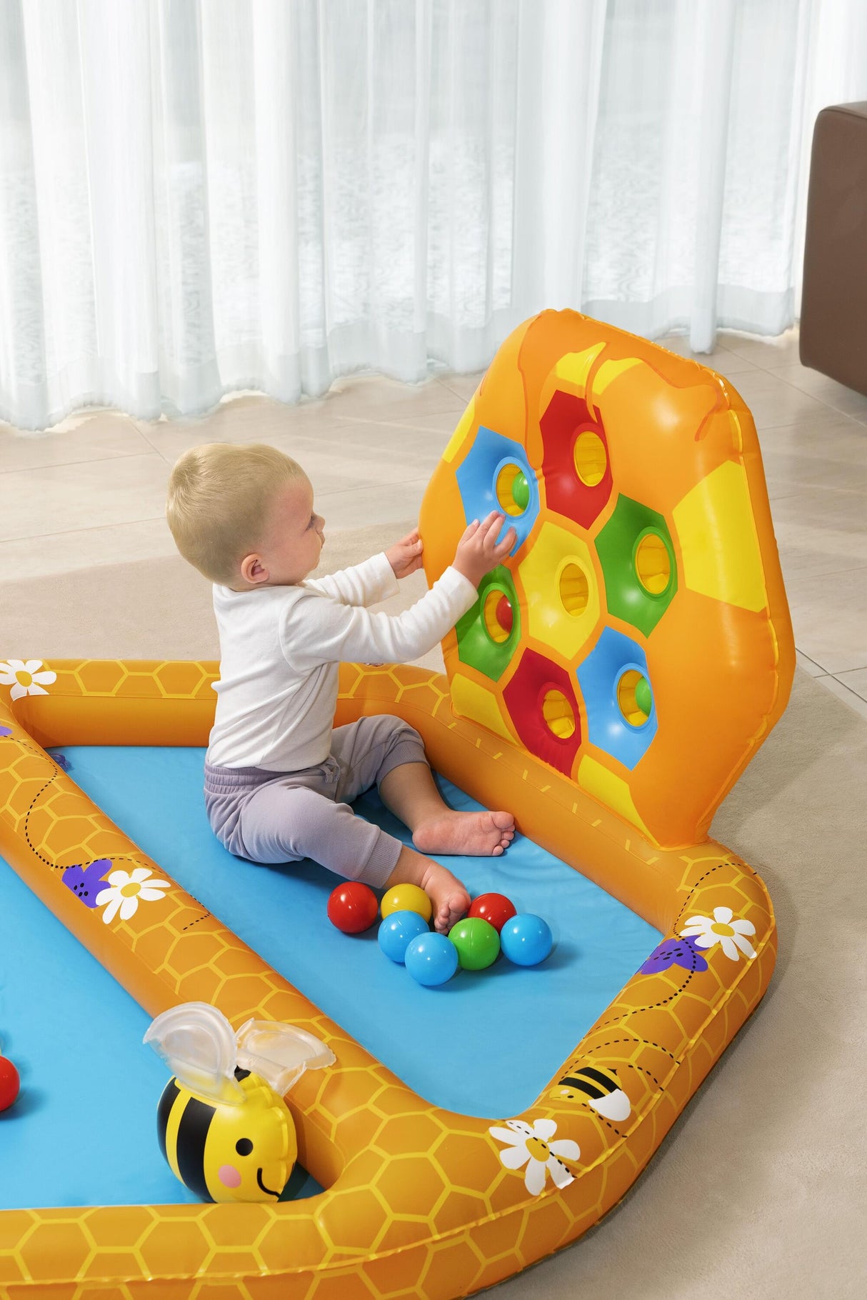 Nflatable Baby Pool With Ball Pit