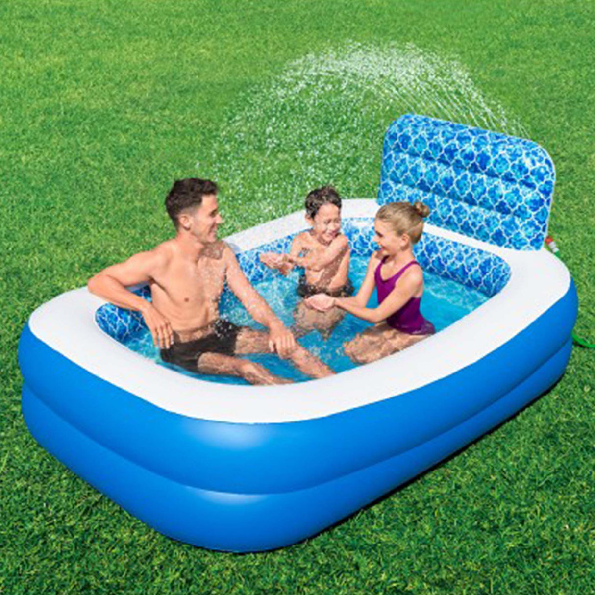 WATERFALL OASIS SPRINKLER FAMILY POOL 2.29Mx1.52CMx96C (Y6+)