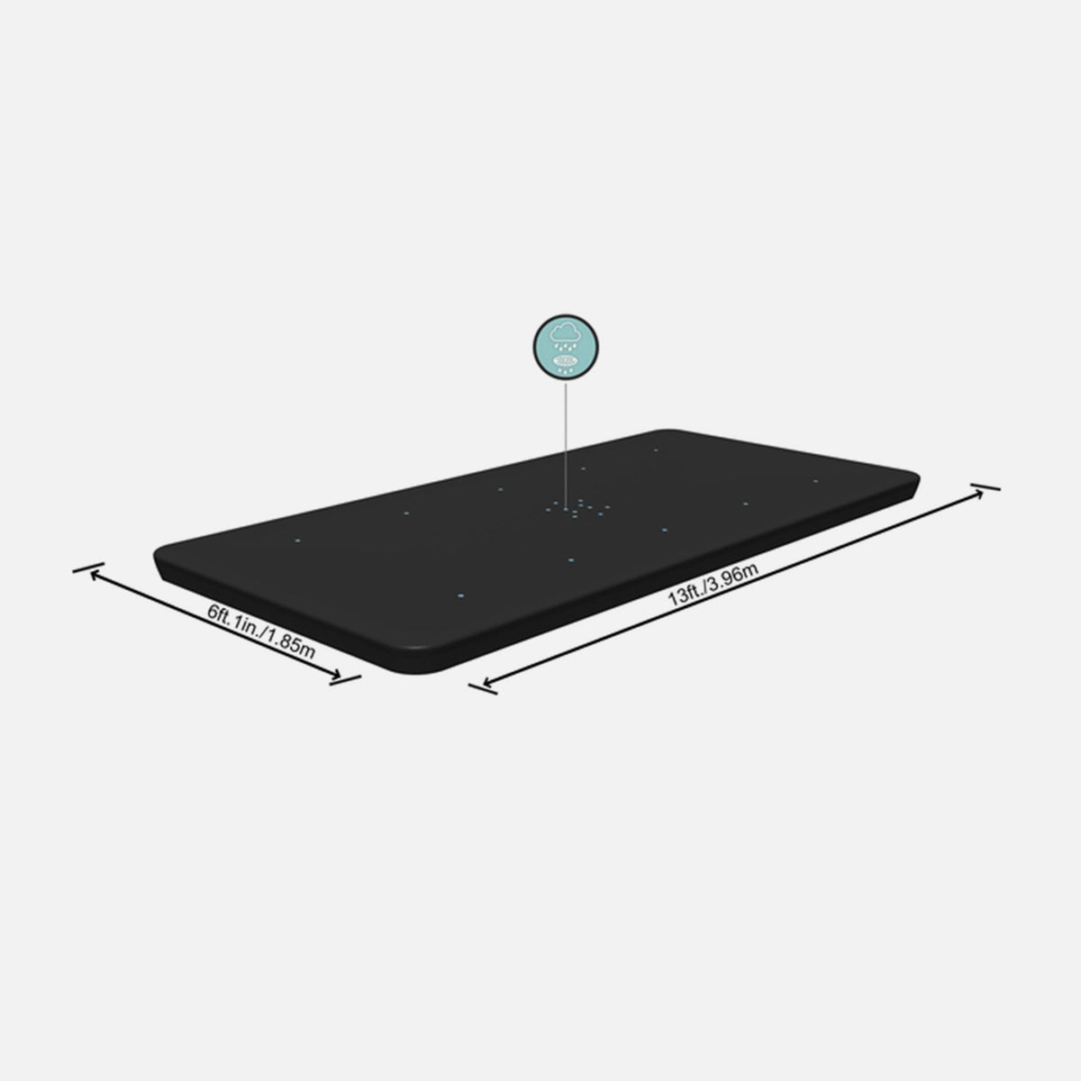 Rectangle Pool Cover (4.04 x 2.01 m)