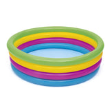 Inflatable Kids Pool 4-Ring Color