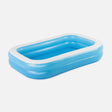 BLUE RCTNGLR INFLATABLE POOL (2.62X1.75M)