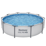 Round Pool Set Steel Frame 3.05M X 76CM