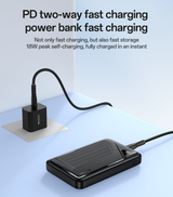 Power Bank + Cables 22.5W 10000 mAh
