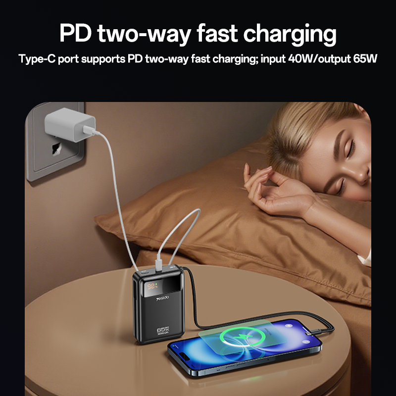 High Power Bank 65W 20000 mAh