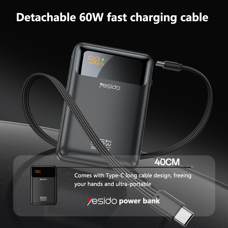 High Power Bank 65W 20000 mAh