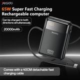 High Power Bank 65W 20000 mAh