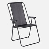 Steel Outdoor Patio Set With Parasol And Glass Table 6 Piece 