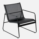 Steel Patio Seating Set With Glass Table 4-Piece 