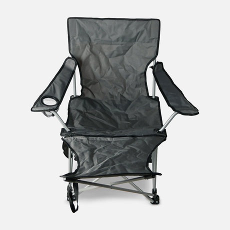Folding Camping Chair With Footrest