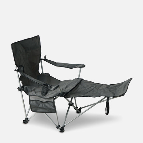 Folding Camping Chair With Footrest