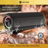 LENYES WIRELESS SPEAKER 15W IPX6 WATERPROOF