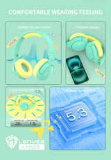 LENYES BLUETOOTH HEADPHONES V5.3