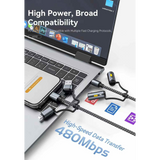 POLAR BURNING LEOPARD 6-IN-1 CABLE