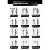 POLAR BURNING LEOPARD 6-IN-1 CABLE