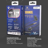 WIRED EARPHONES 1.2M 3.5