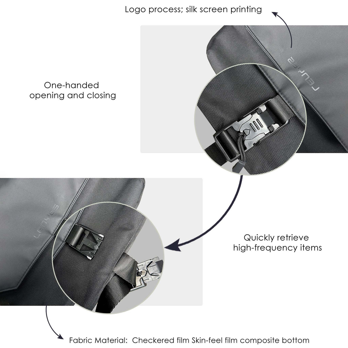 CROSS BODY BAG 28.8*19*7.5CM