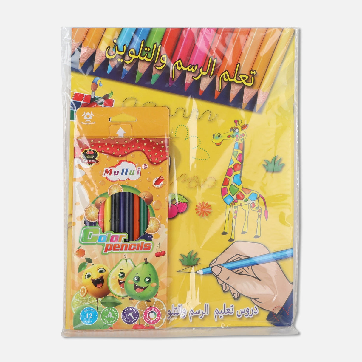 COLOUR PENCIL & BOOK SET