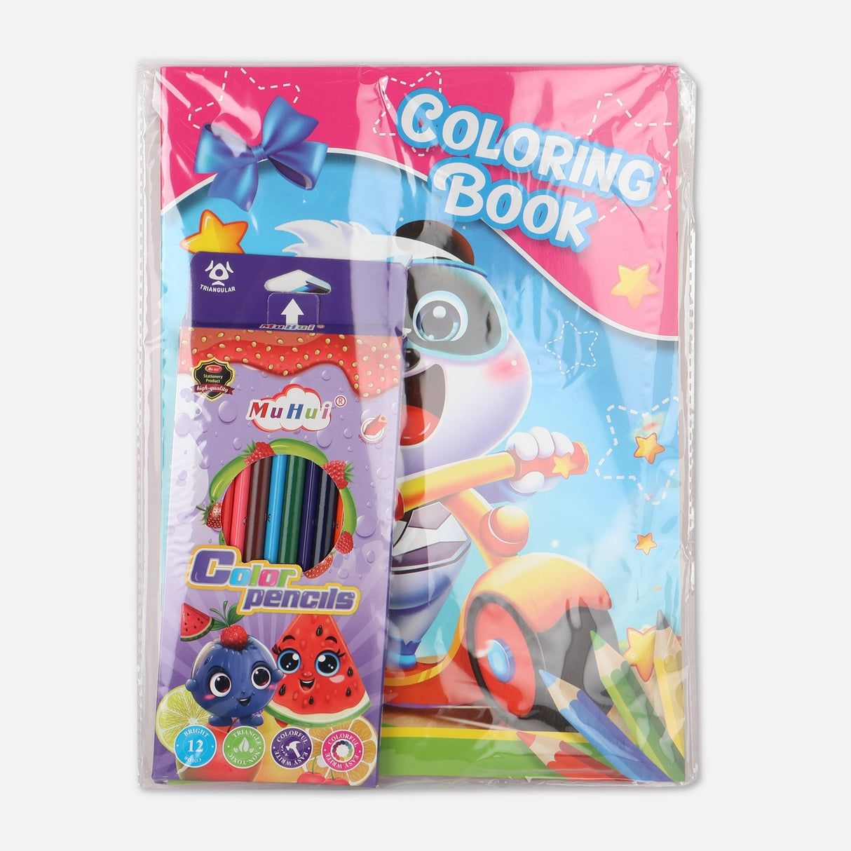 COLOUR PENCIL & BOOK SET