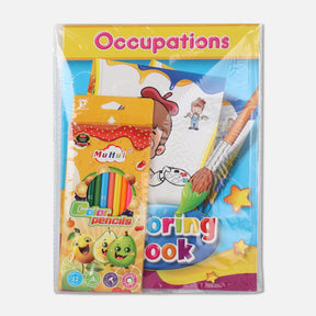 COLOUR PENCIL & BOOK SET