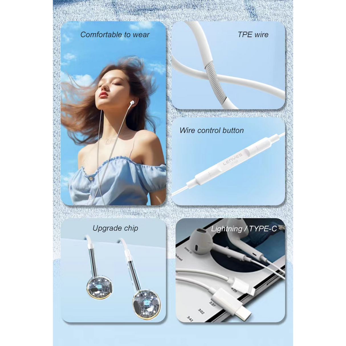 سماعات أذن سلكية