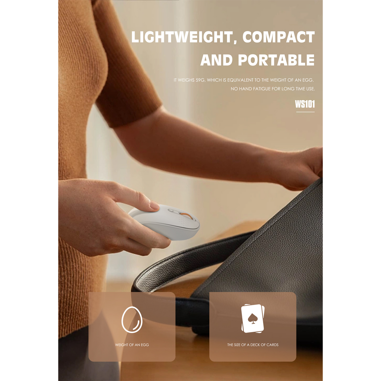 ماوس لاسلكي مريح