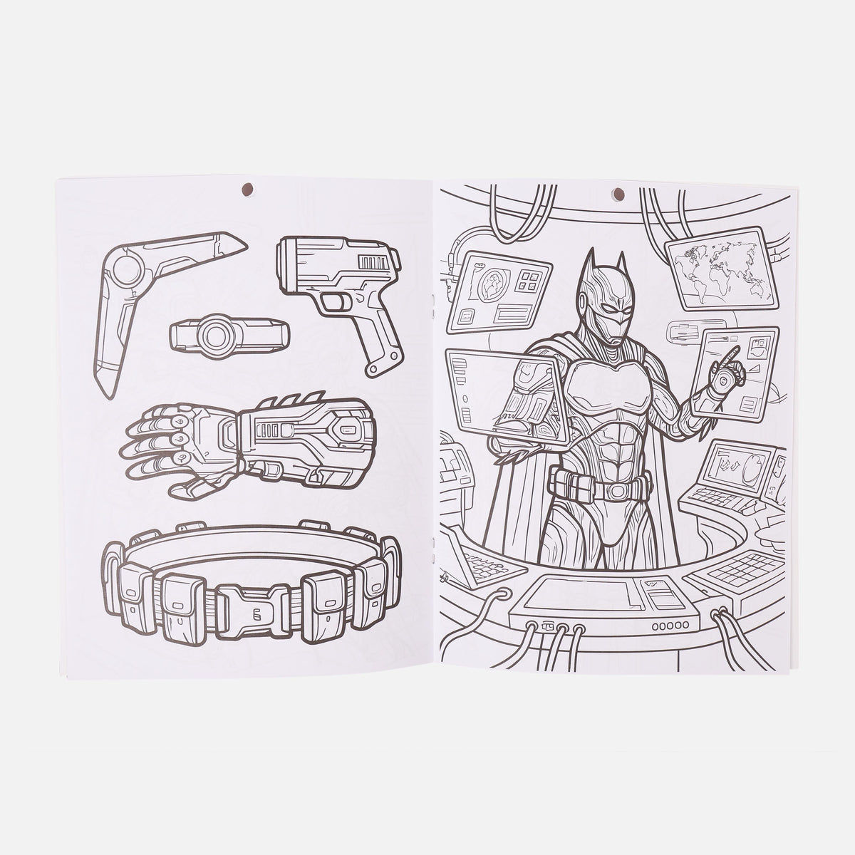 Coloring Book with 12 Color Pencils