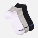 Ladies Non-Terry No Show Socks 3 Pairs