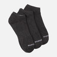 Men Non-Terry No Show Socks 3 Pairs