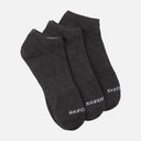 Men Non-Terry No Show Socks 3 Pairs