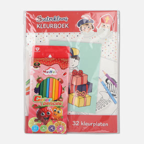 COLOUR PENCIL & BOOK SET