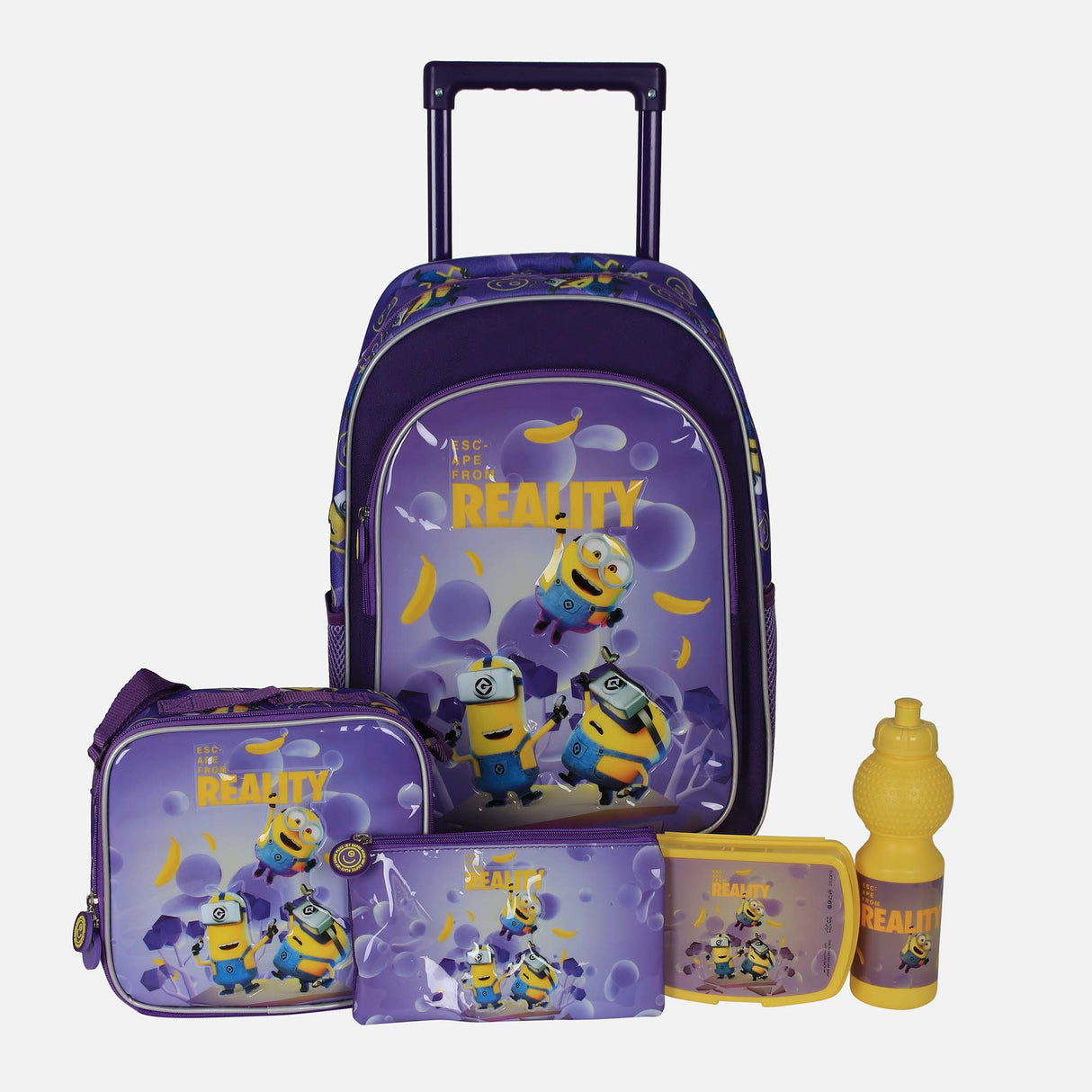 SCHOOL TROLLEY BAG 5 IN 1 SET