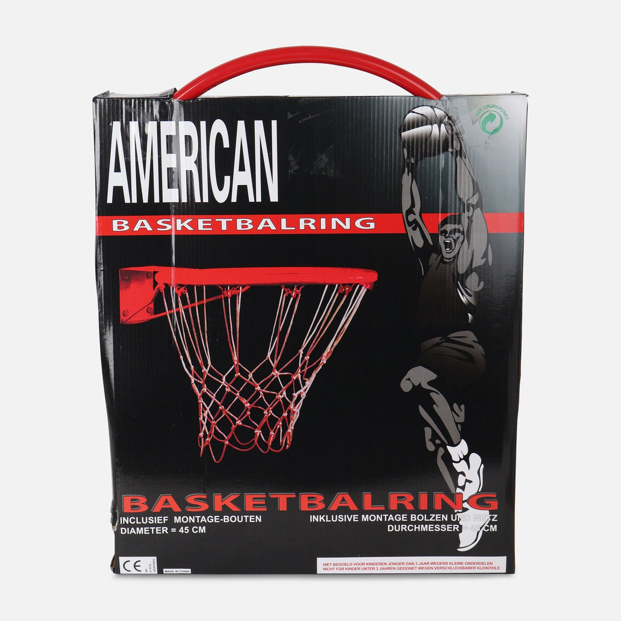 Basketbalring With Spring Net